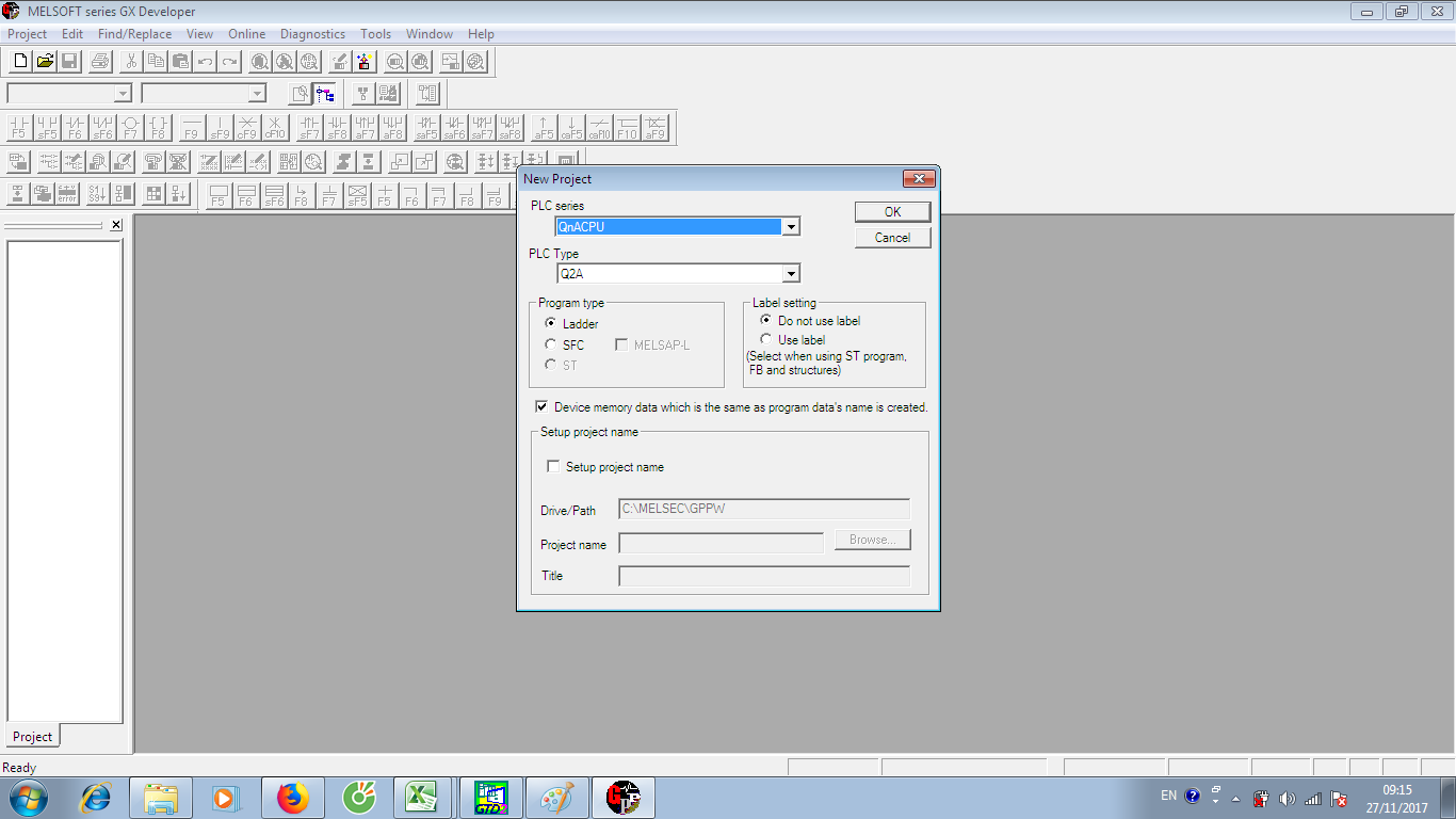 Crack Password A và Q Series PLC Mitsubishi