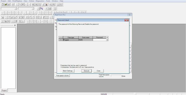 Crack password PLC Mitsubishi Q03UDECPU