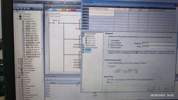 Crack Password PLC S7-200 Smart