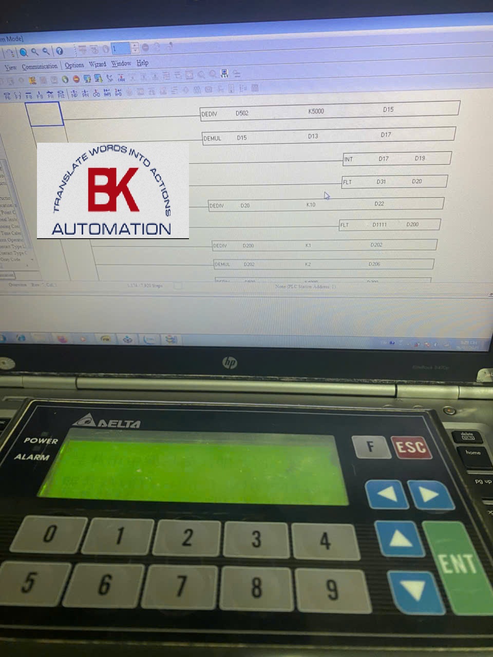 Crack password màn hình tích hợp PLC TP04P-22XA1R