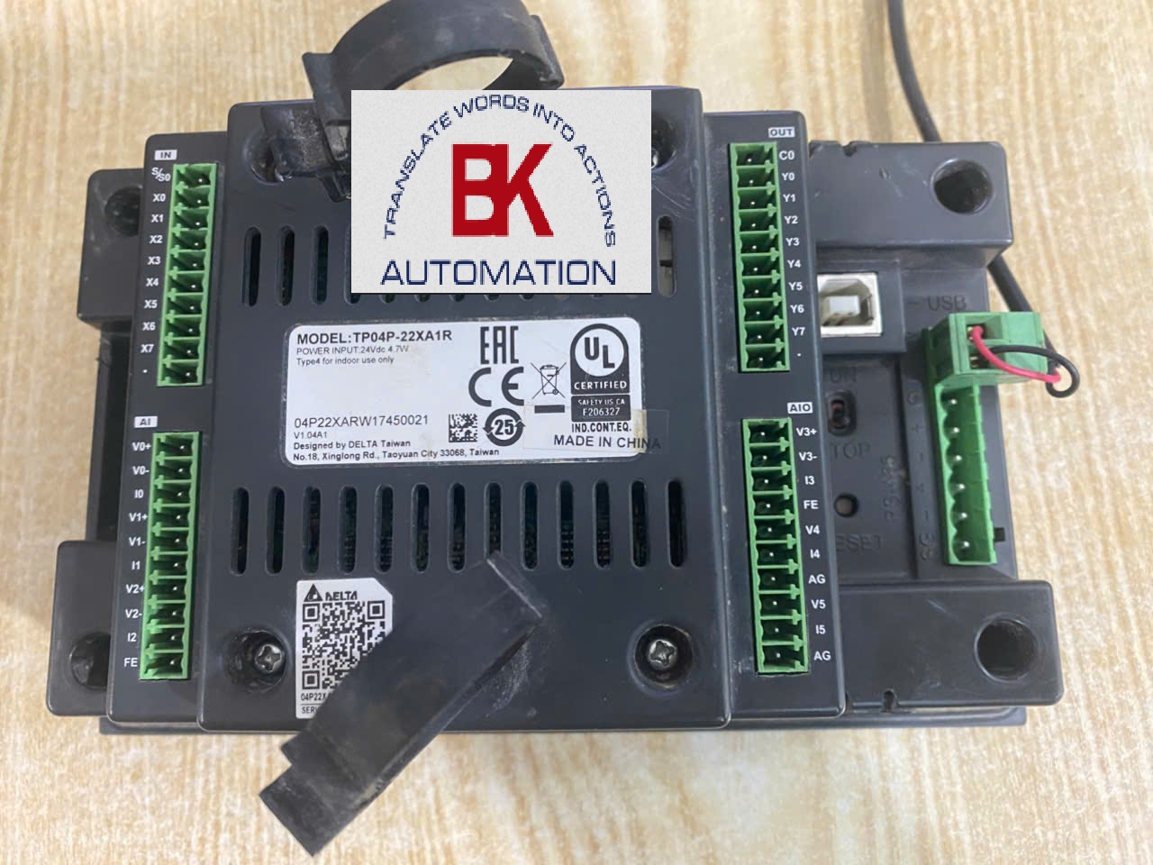 Crack password màn hình tích hợp PLC TP04P-22XA1R