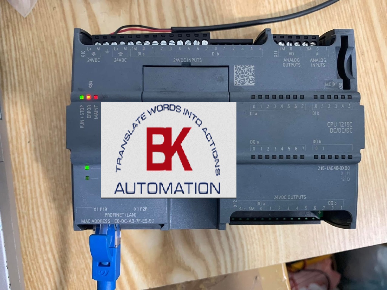 Crack password PLC Siemens CPU1215C DC/DC/DC (6ES7 215-1AG40-0XB0)