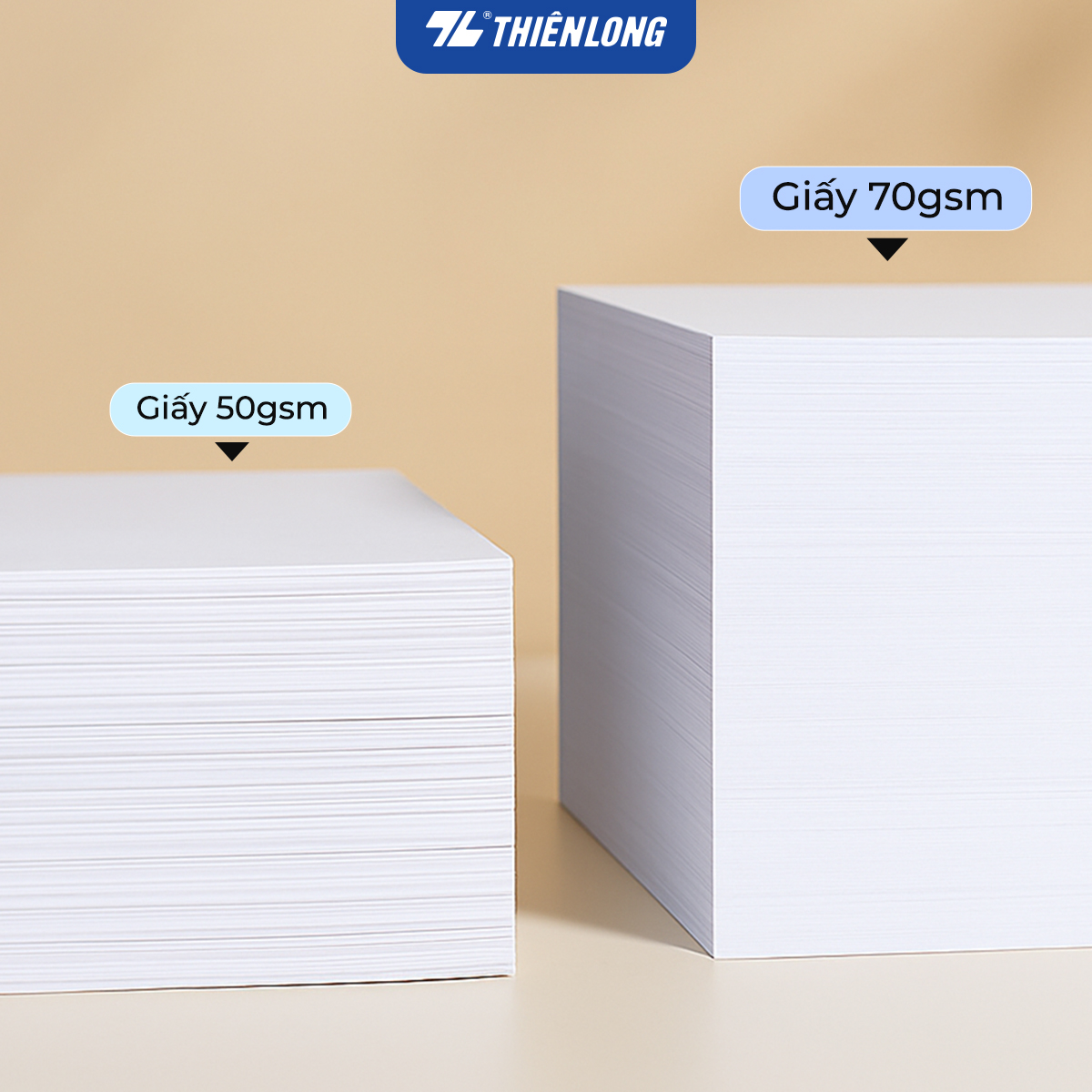 Ream giấy A4 70 gsm Thiên Long Copy Plus PP-003 (500 tờ)