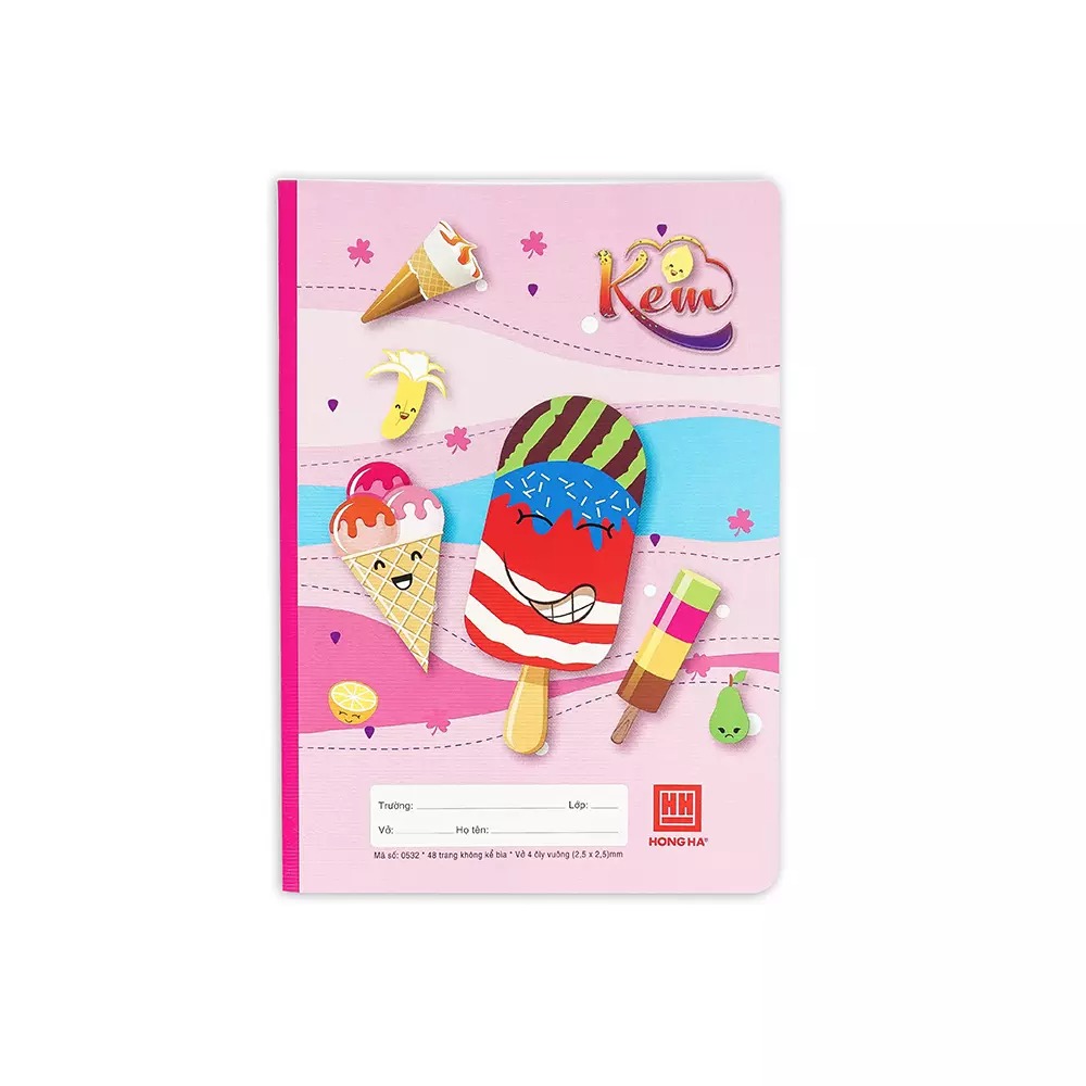 Vở School Kem, 48tr, ĐL: 100/90-92