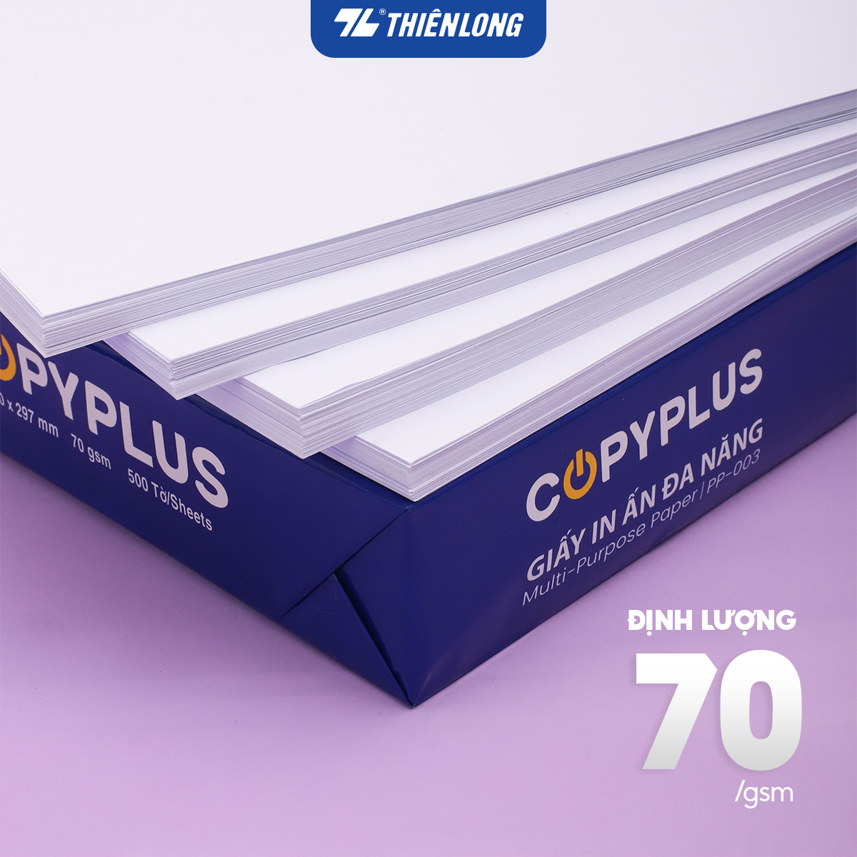 Ream giấy A4 70 gsm Thiên Long Copy Plus PP-003 (500 tờ)