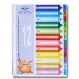 Chia File nhựa 12 màu TL