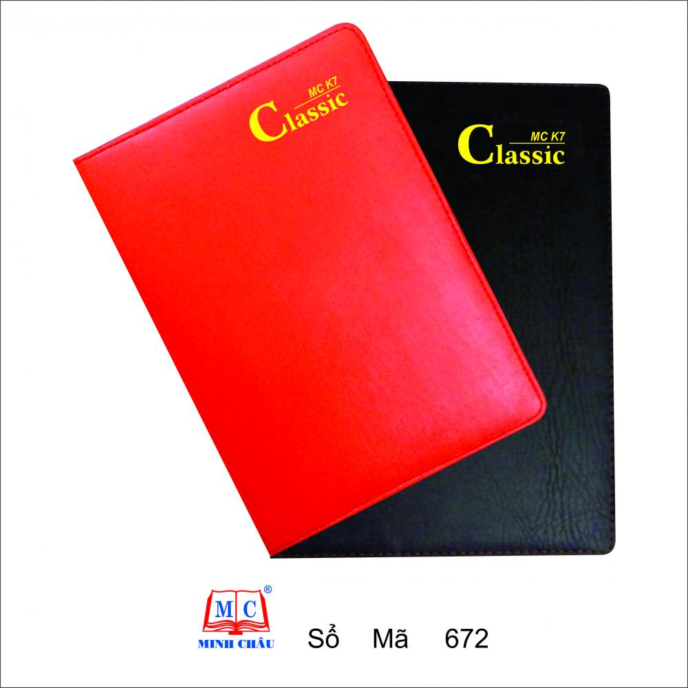 Sổ CK7 may viền 672