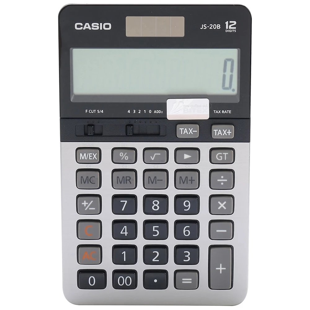 Máy tính Casio JS20TB (12 số) hàng chính hãng