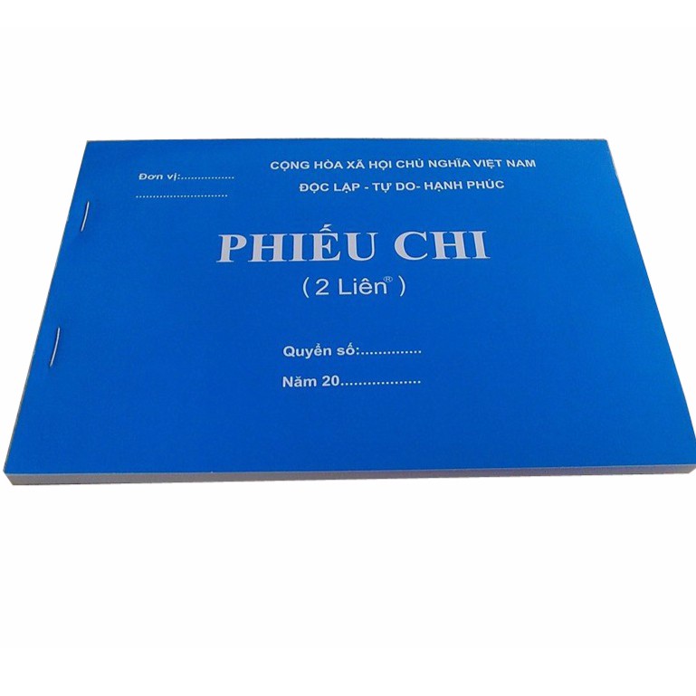 Phiếu Chi 2 Liên loại Dày - A5