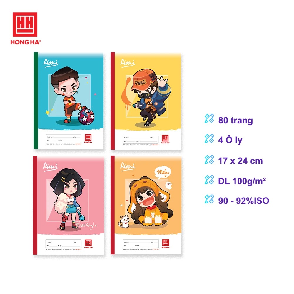 Vở School Ami, 80tr, ĐL: 100/92
