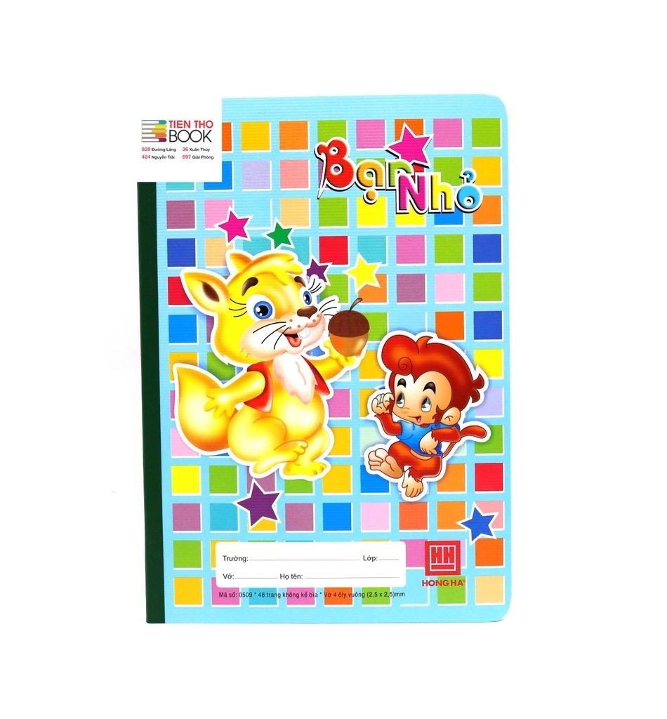 Vở School Bạn nhỏ, 48tr, ĐL: 100/92 ( mã 0509)