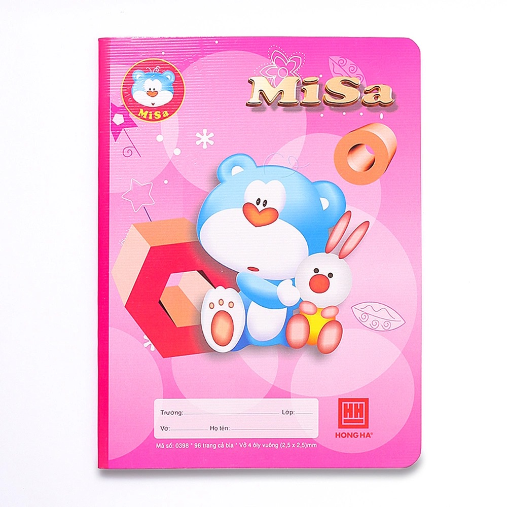 Vở Class Misa, 4 ô ly (2,5x2,5mm), 96tr, ĐL: 60/90-92