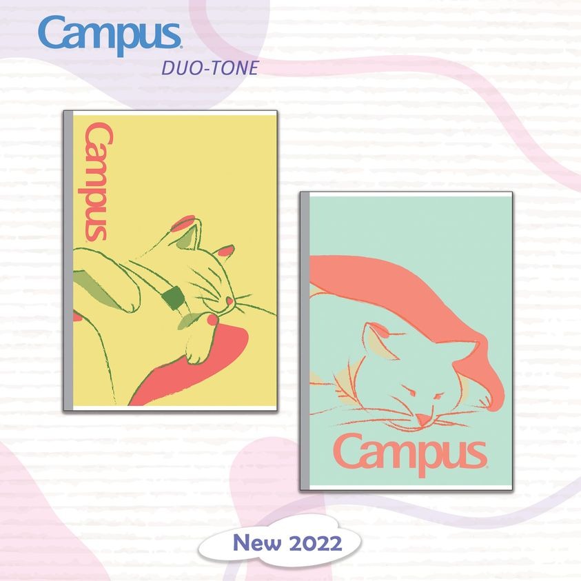 Vở Duo Tone 120 trang, khổ B5, kẻ ngang, định lượng 70g/m2, 10 quyển/gói, 80 quyển/ thùng