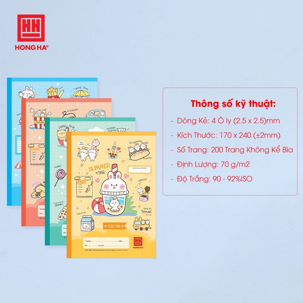 Vở School Good Time, 200tr, ĐL: 70/90-92