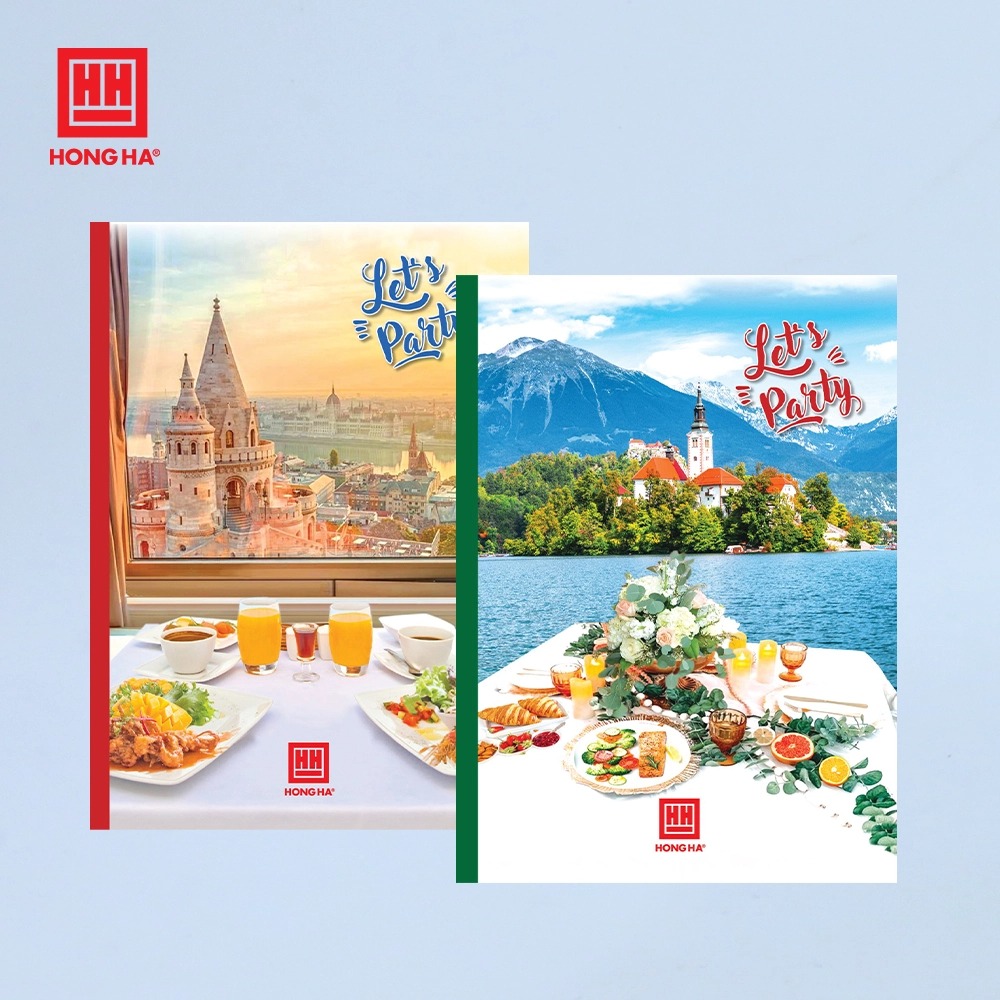 Vở Study Let's Party, ép keo, 120tr, ĐL: 70/90-92