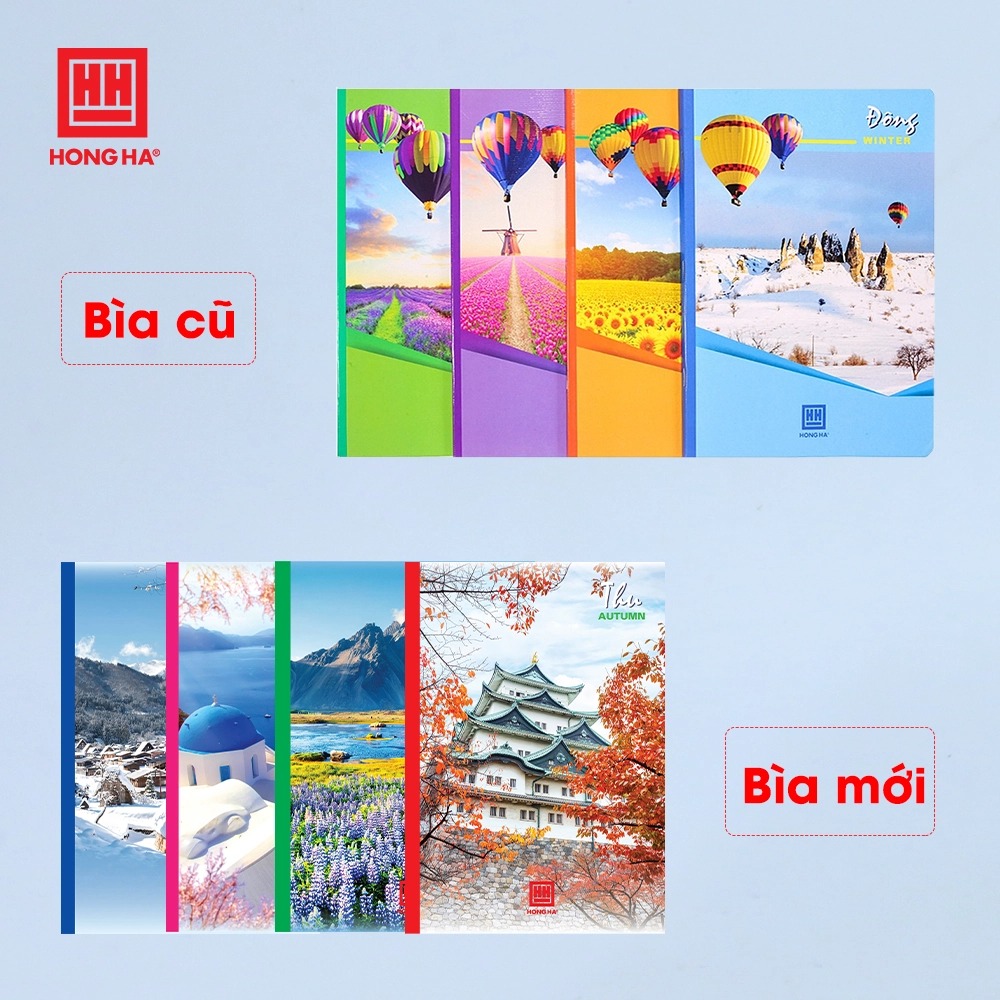 Vở Pupil Bốn mùa, ghim, 200tr, ĐL: 58/82-84