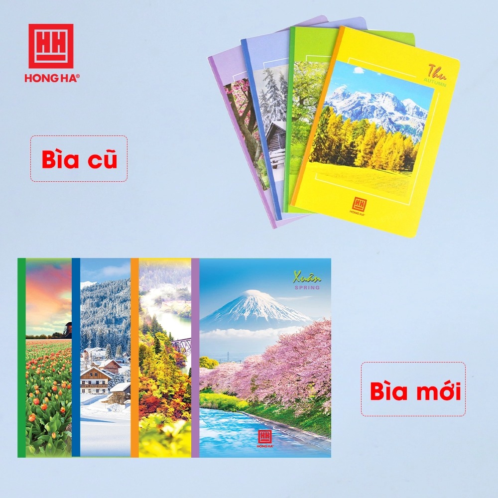 Vở Pupil Bốn mùa, ghim, 120tr, ĐL: 58/82-84