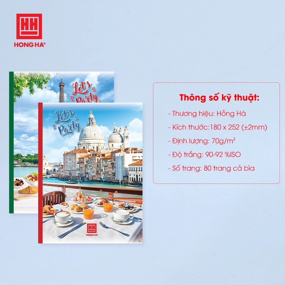 Vở Study Let's Party, ép keo, 80tr, ĐL: 70/90-92