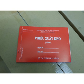 Phiếu Xuất 3 liên A5
