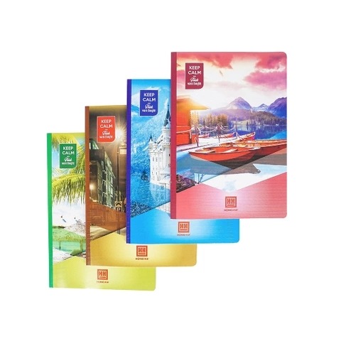 Vở kẻ ngang Sao mai sắc màu Hồng Hà 1635