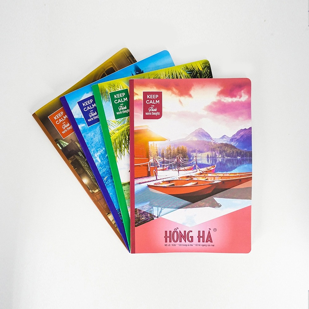 Vở kẻ ngang Sao mai sắc màu Hồng Hà 1635