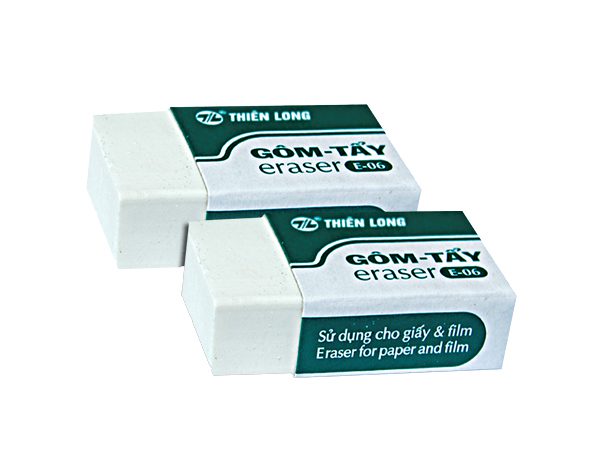 Gôm E-06 (hộp 30 cục)Gôm E-06 (hộp 30 cục)