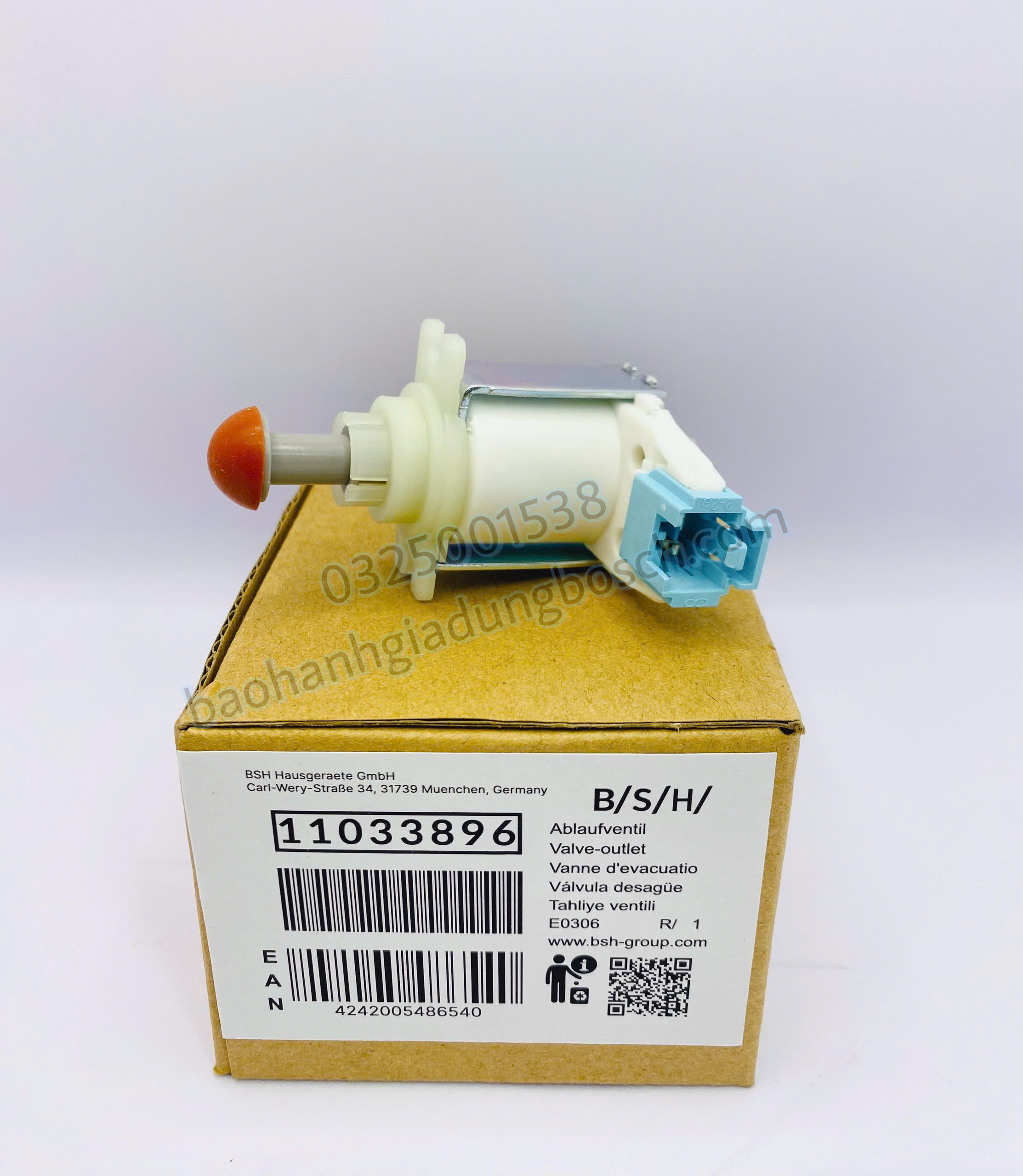 Van E19 - Van tuần hoàn Máy rửa bát Bosch - 11033896