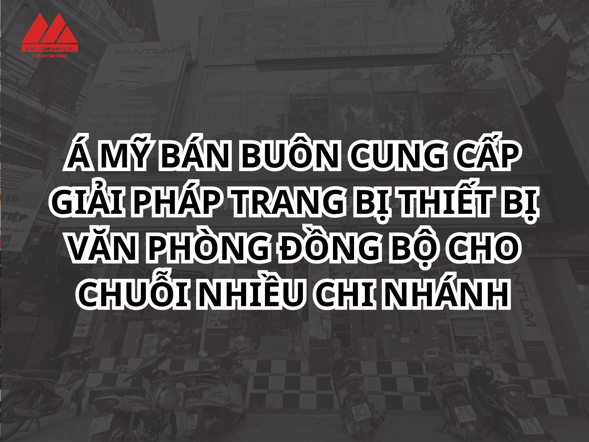 Á Mỹ Bán Buôn Cung Cấp Giải Pháp Trang Bị Thiết Bị Văn Phòng Đồng Bộ Cho Chuỗi Nhiều Chi Nhánh