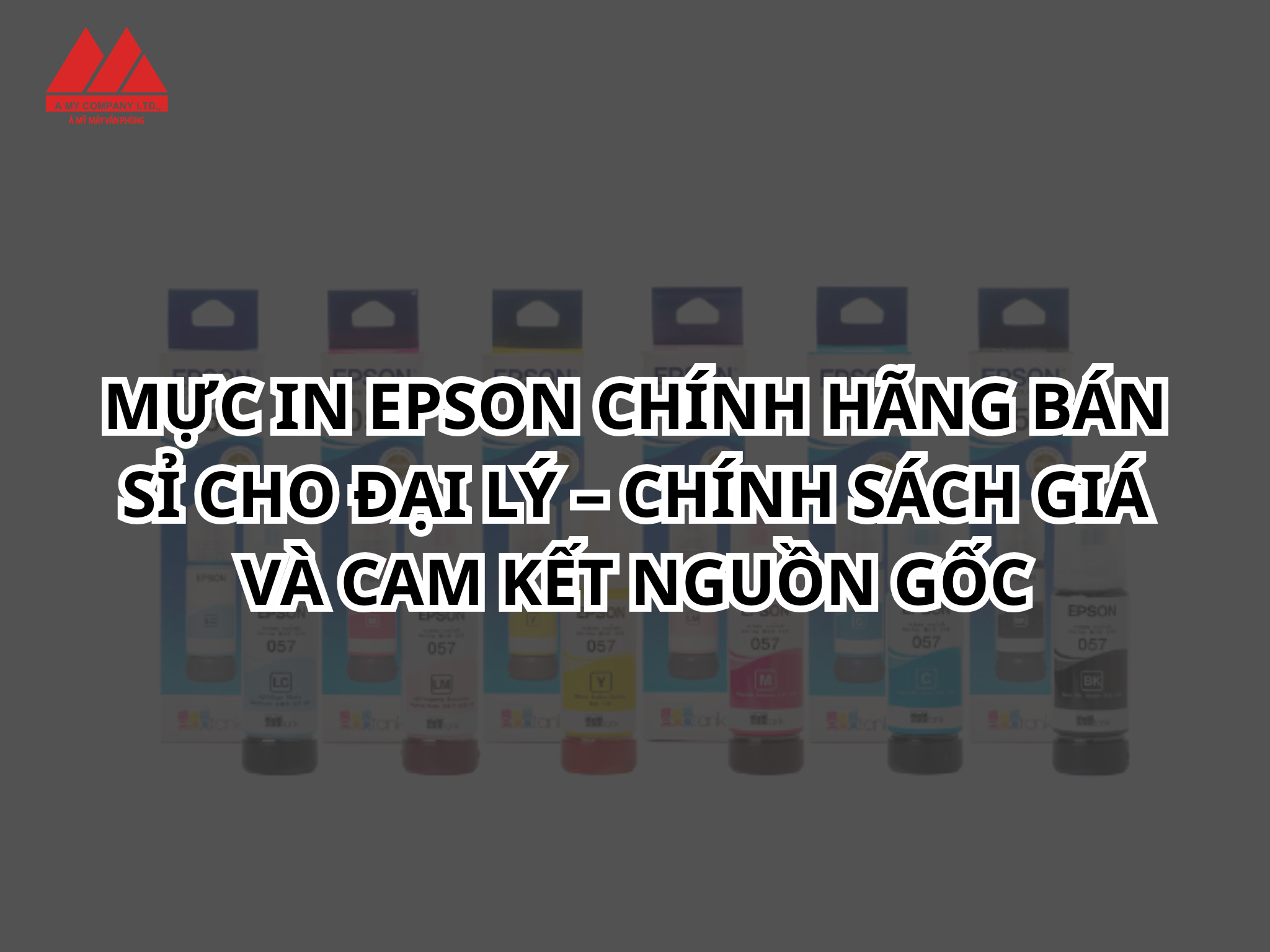 Mực in Epson chính hãng bán sỉ cho đại lý – Chính sách giá và cam kết nguồn gốc