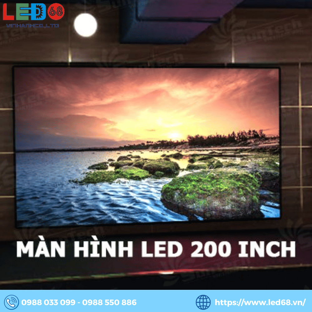 Báo giá màn hình LED 200 inch chi tiết | Trong nhà | Ngoài trời ...