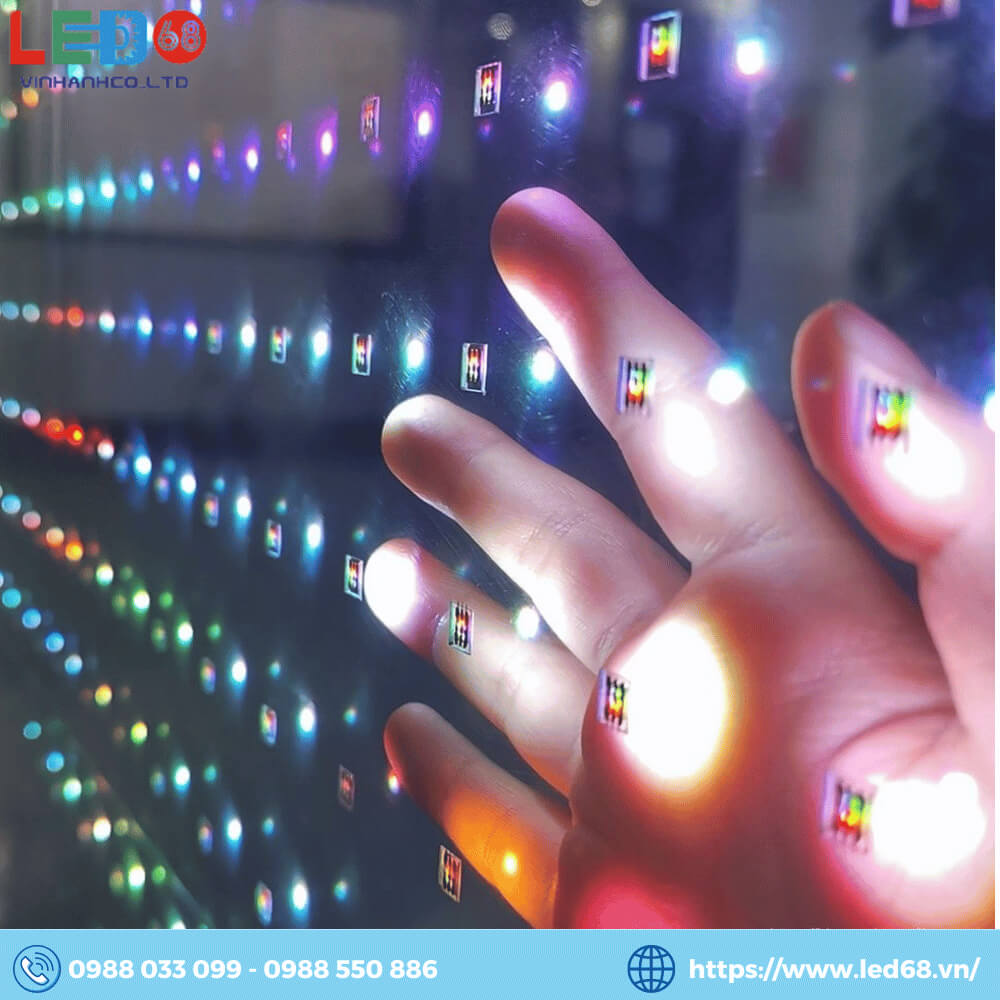 màn hình LED film có thiết kế mỏng