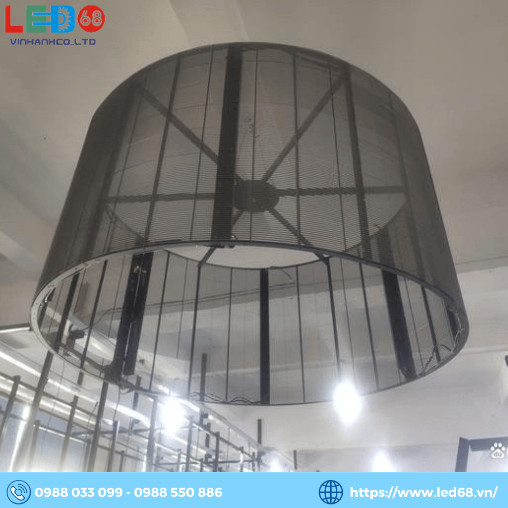 Màn hình LED trong suốt có đặc tính cấu tạo đặc biệt