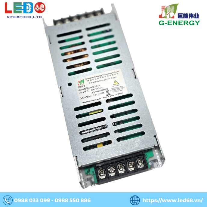 Nguồn led 5v40a G-Energy