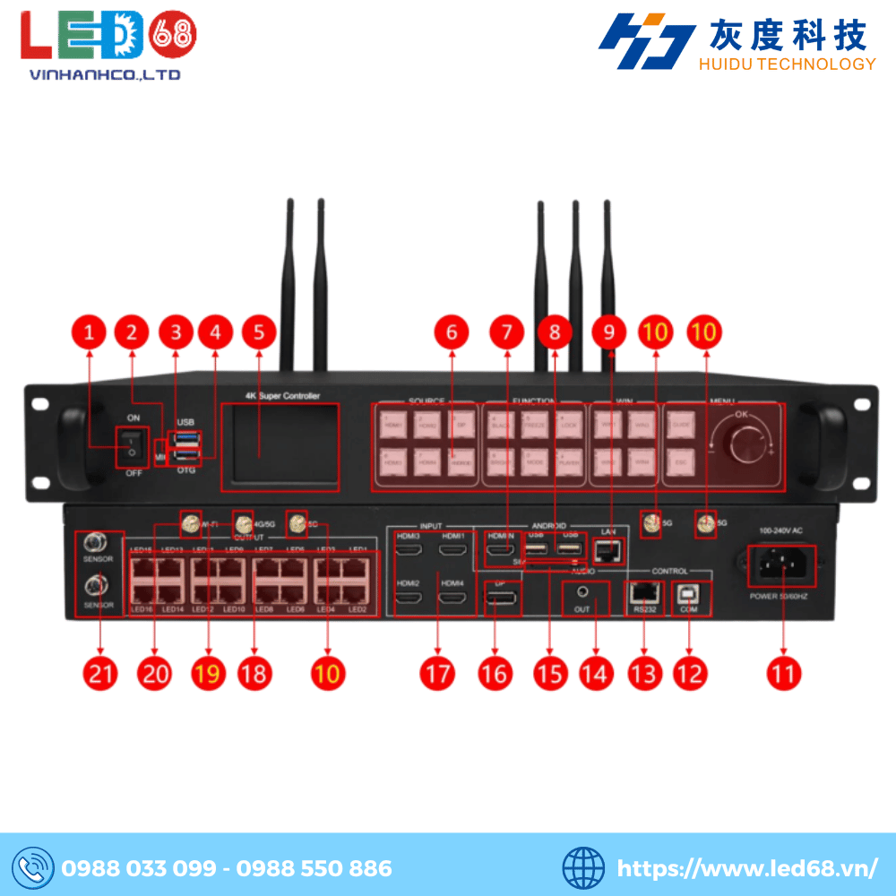 Đầu phát HD A8