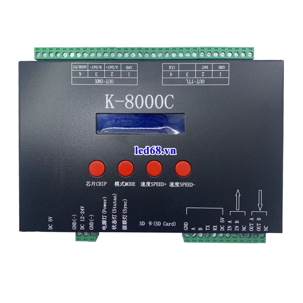 Mạch Điều Khiển Led DMX - K8000C | LED68 VINHANH