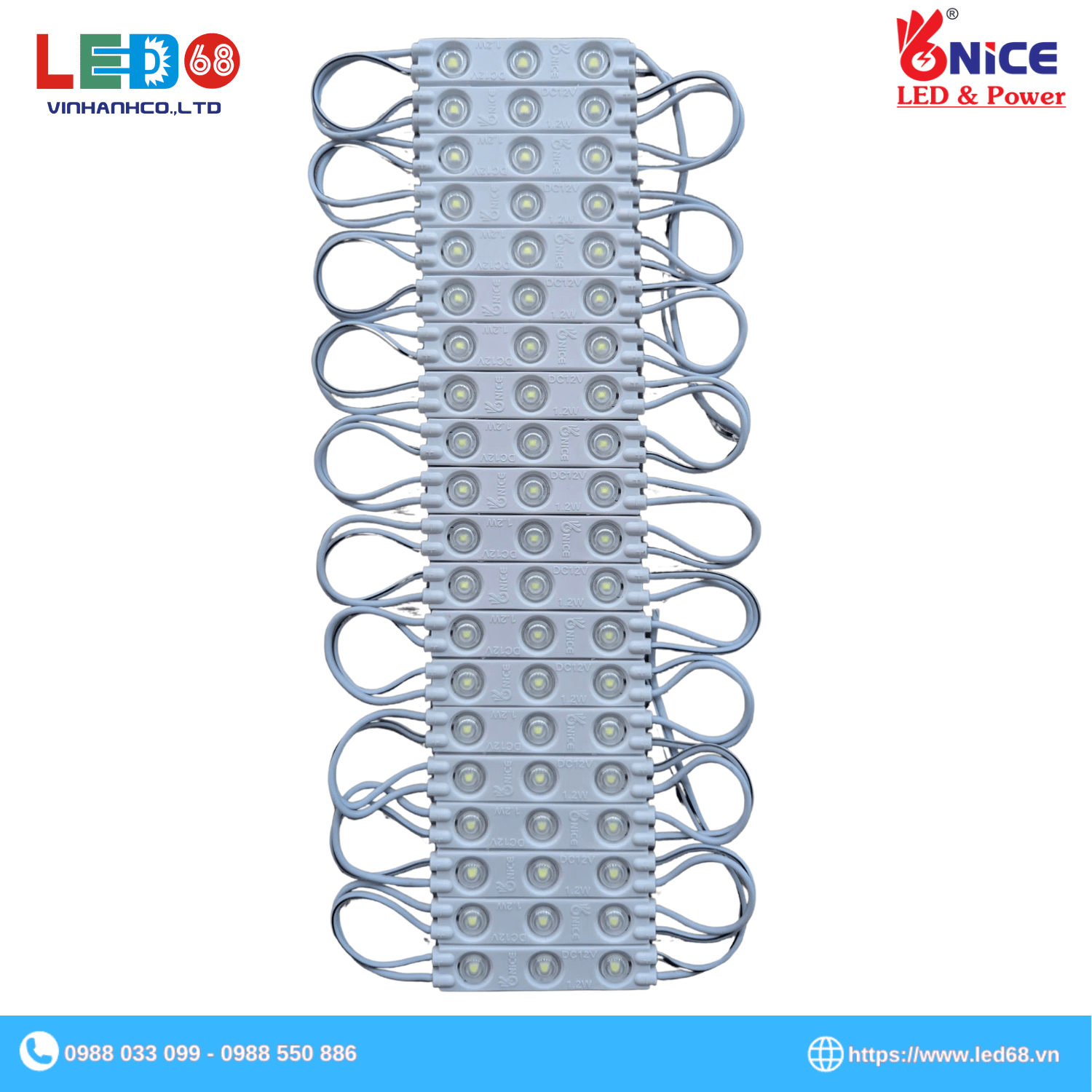 Led 6113 LED hắt 3 mắt 6113 Nice | LED68 VINHANH