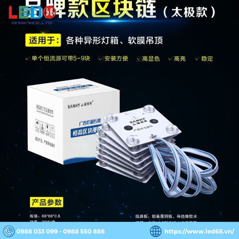LED Module 220V 4 bóng SANHY