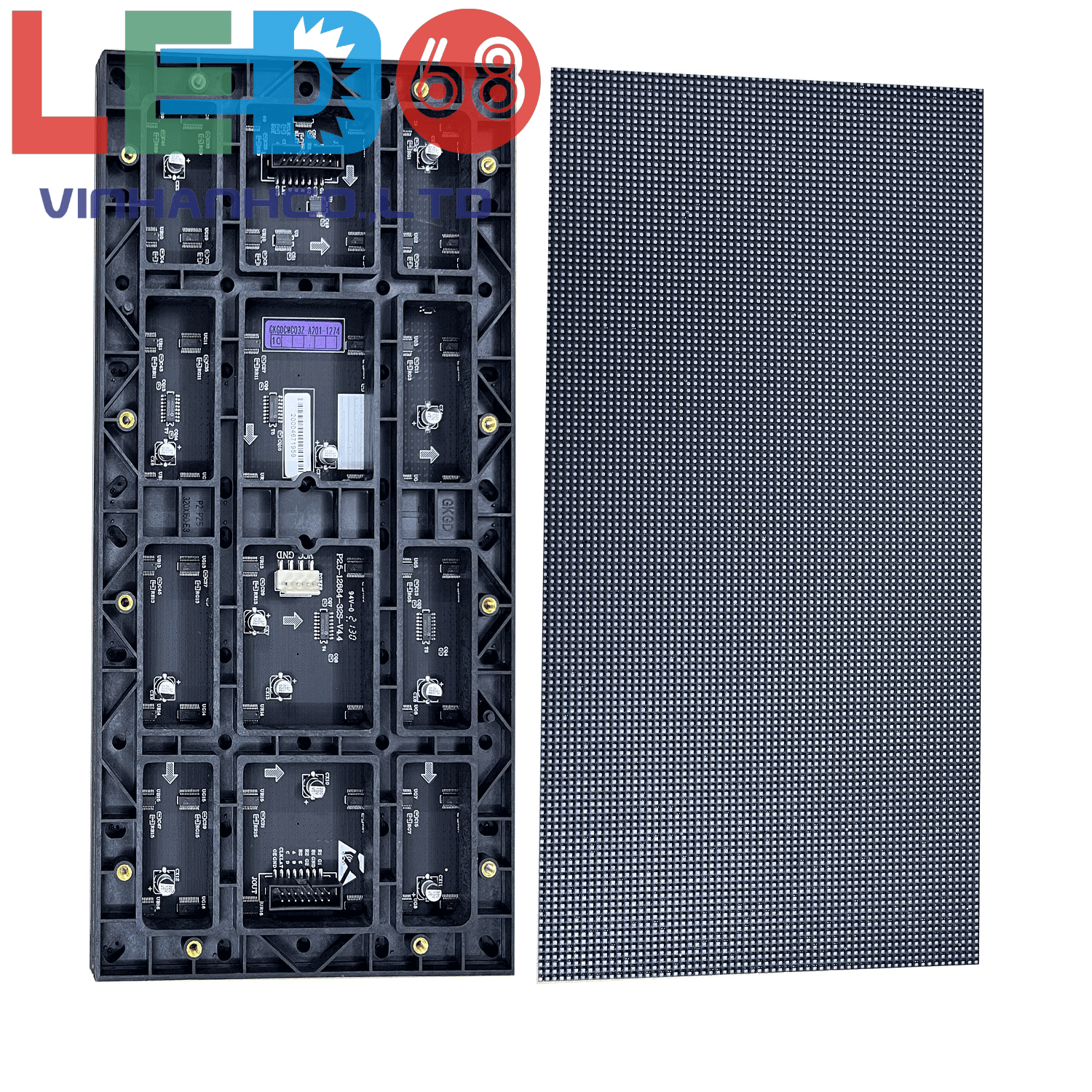 Module LED P2.5 Indoor - Tấm LED ma trận P2.5 trong nhà GKGD | LED68 ...