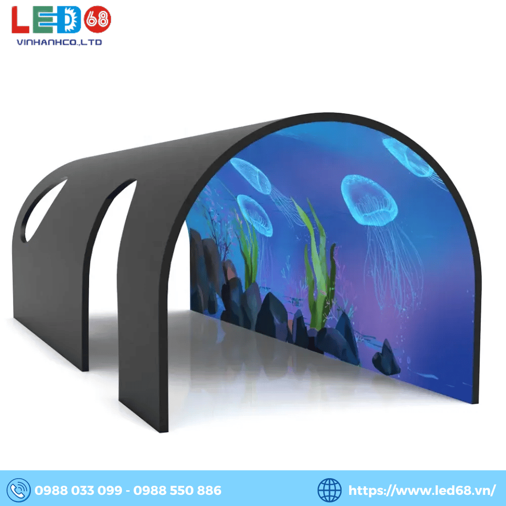 Module màn hình LED P3.076 trong nhà uốn dẻo GKGD (SMD2020)