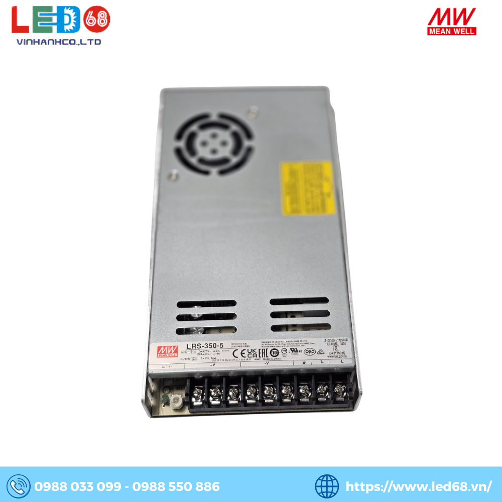 Nguồn 5V60A Meanwell LRS-350-5