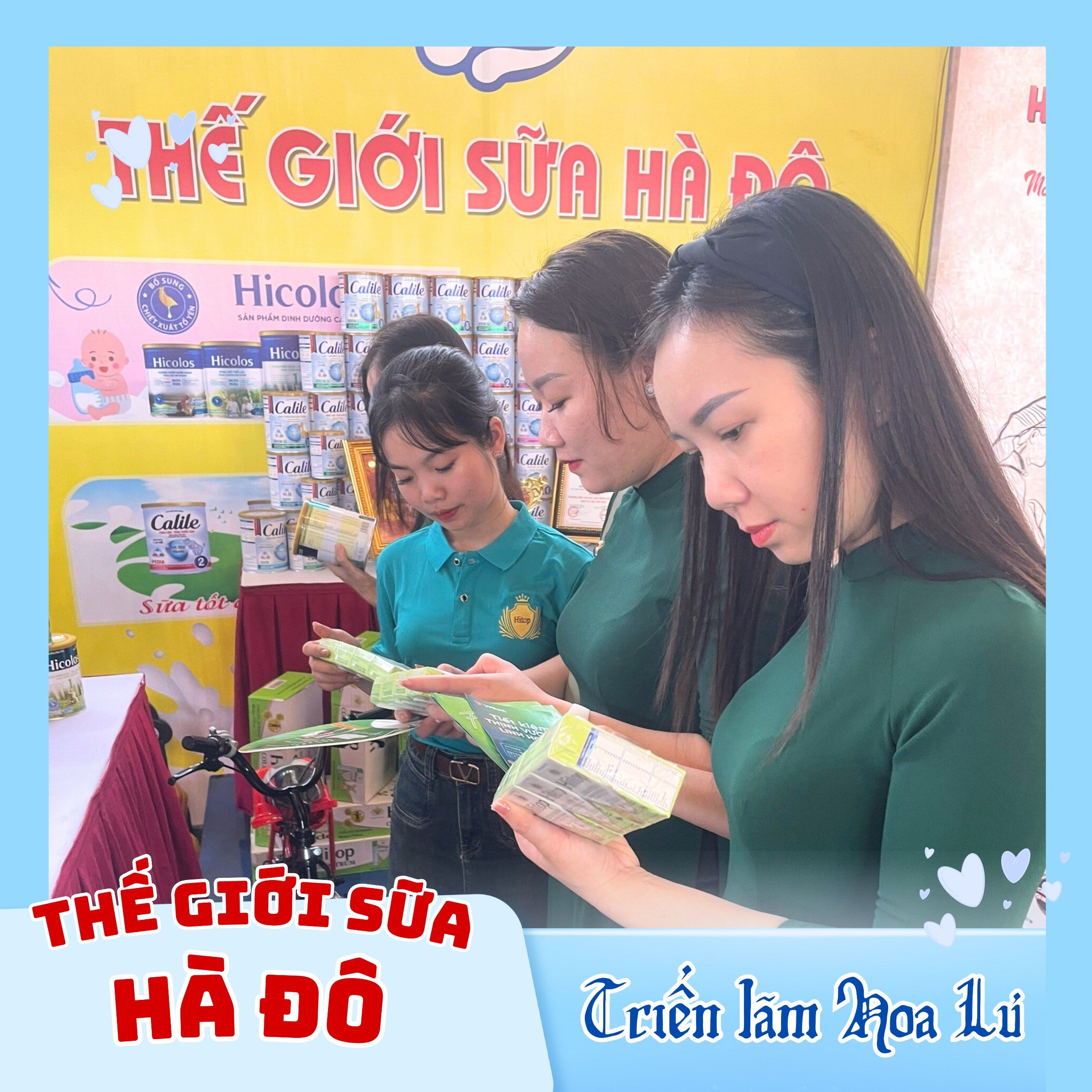 Gian hàng Thế Giới Sữa Hà Đô tại Triển lãm Lễ hội Hoa Lư - Ninh Bình: Một dấu ấn đáng nhớ!
