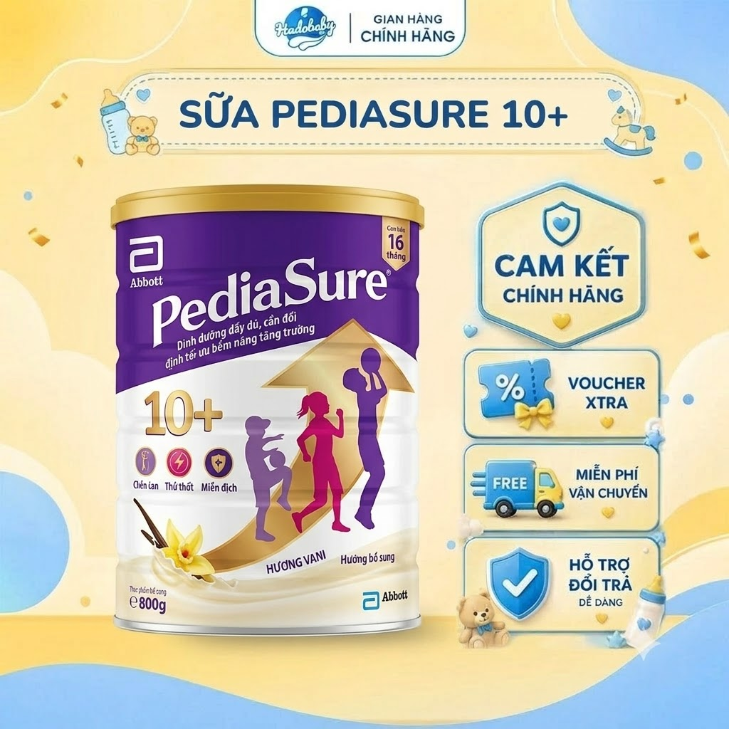 PediaSure 10+ Hương Vani 800g
