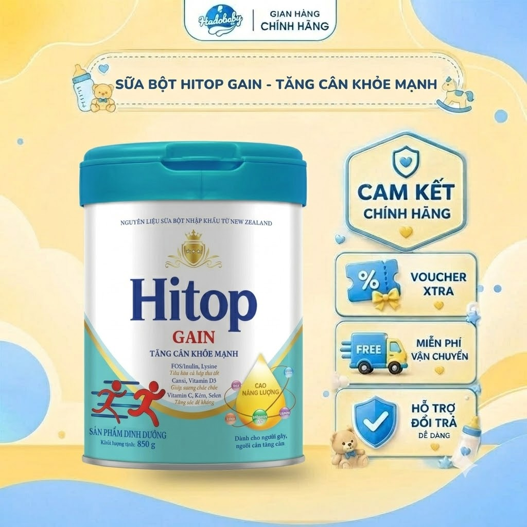 Sữa bột Hitop Gain