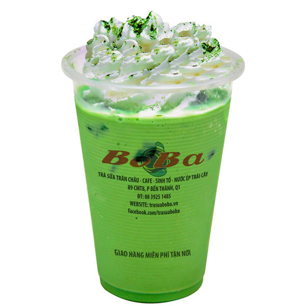 Trà sữa hương táo