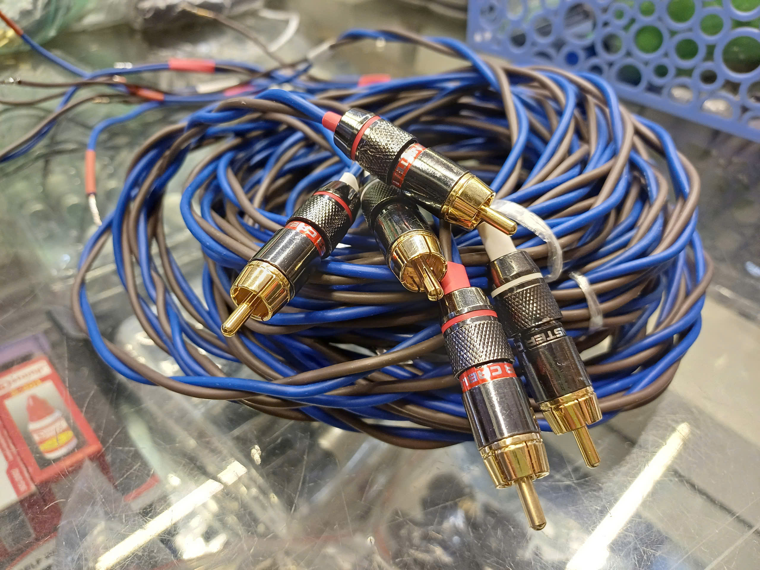 Dây tín hiệu RCA Audio lõi đồng – jack mạ vàng