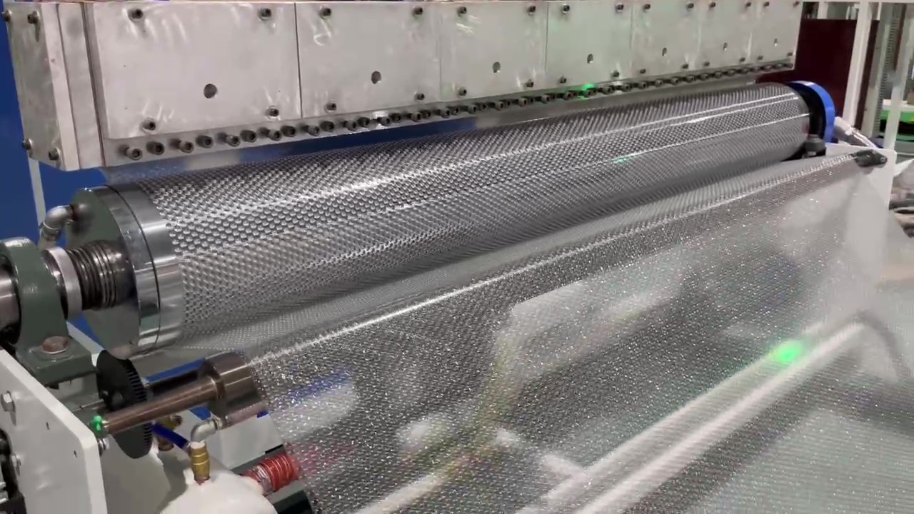 Trục cán cho máy sản xuất màng xốp hơi.