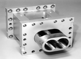 Cấu tạo của nòng trục (xylanh) máy đùn nhựa trục vít đôi