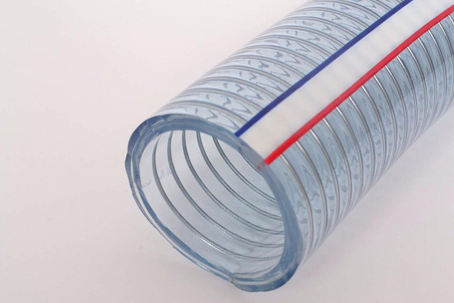ống nhựa mềm lõi thép được bổ sung dải màu phân biệt