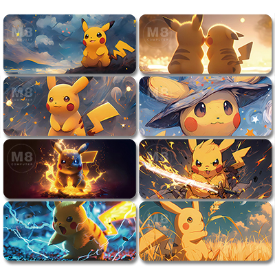 Miếng lót chuột Pikachu - làm lót chuột theo kích thước yêu cầu - M8 Computer