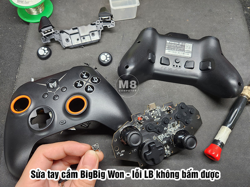 Sửa tay cầm BigBig Won lỗi LB không bấm được